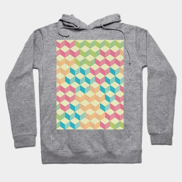 Sugar Cubes Geometric Pattern Hoodie by Tobe_Fonseca